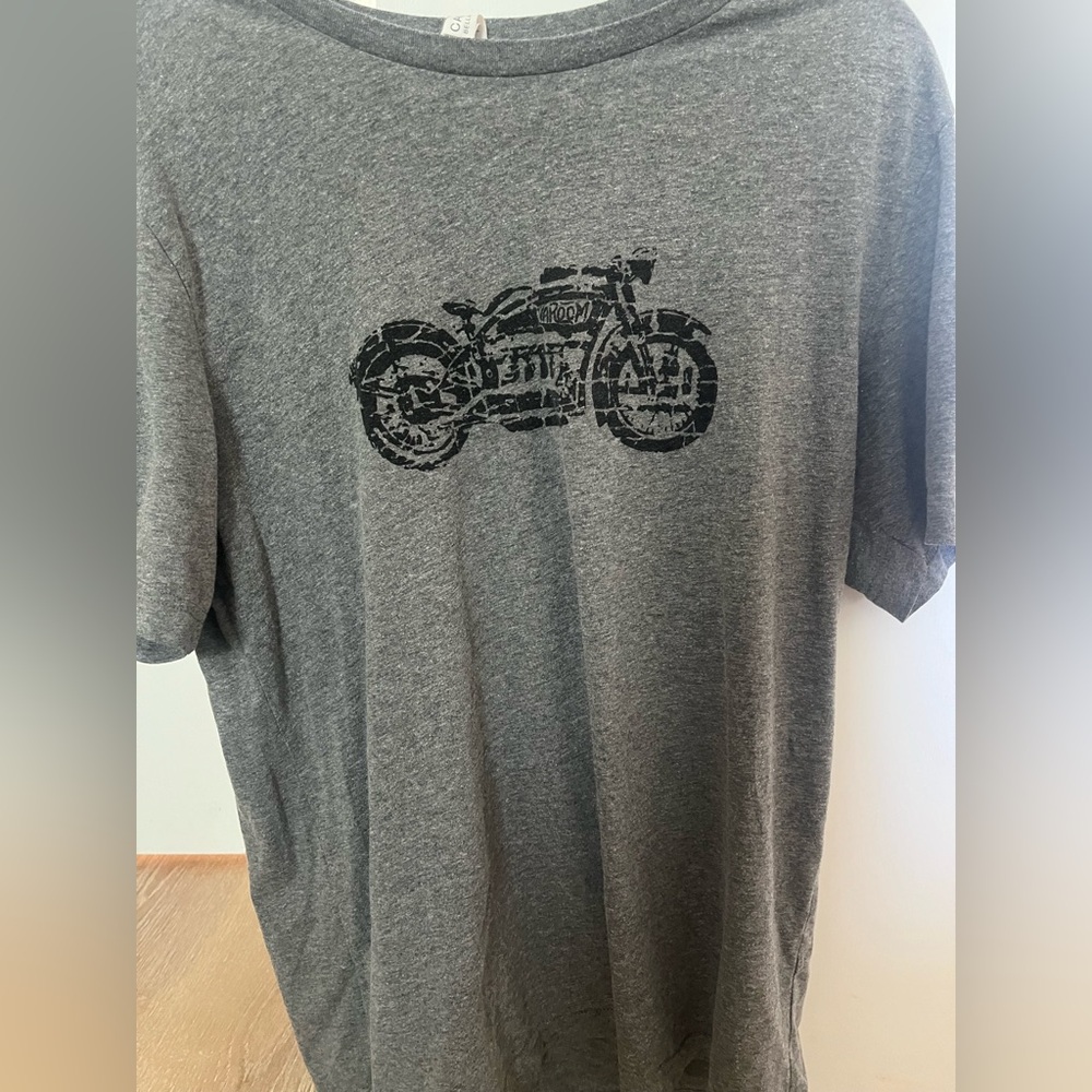 Bella Canvas Charcoal Motorcycle Tee